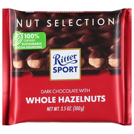 Is it Paleo? Ritter Sport Dark Chocolate With Whole Hazelnuts
