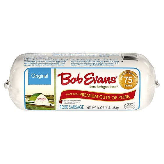 Is it Shellfish Free? Bob Evans Sausage Roll Regular