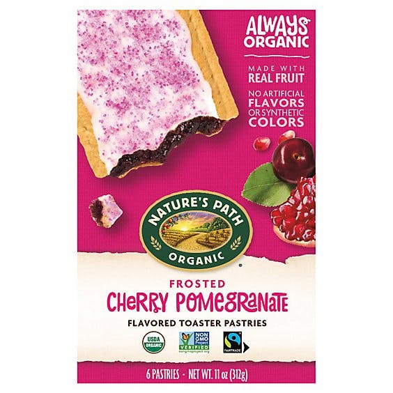 Is it Fish Free? Nature's Path Organic Cherry Pomegranate Frosted Toaster Pastries, 6 Pastries