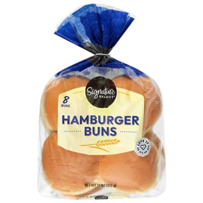 Signature Select Hamburger Buns Enriched