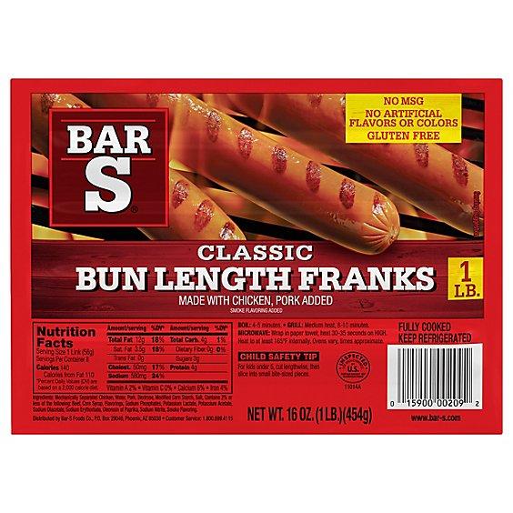 Is it Corn Free? Bar S Bun Length Franks