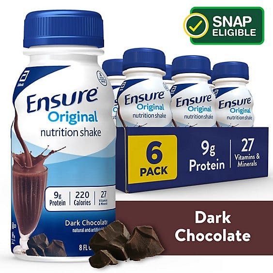 Is it Shellfish Free? Ensure Original Nutrition Shake Ready To Drink Dark Chocolate