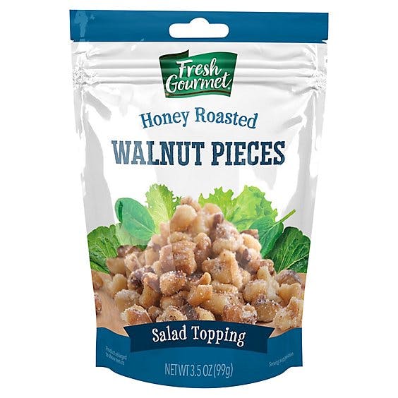 Is it Peanut Free? Fresh Gourmet Nut & Fruit Toppings Glazed Walnut Pieces