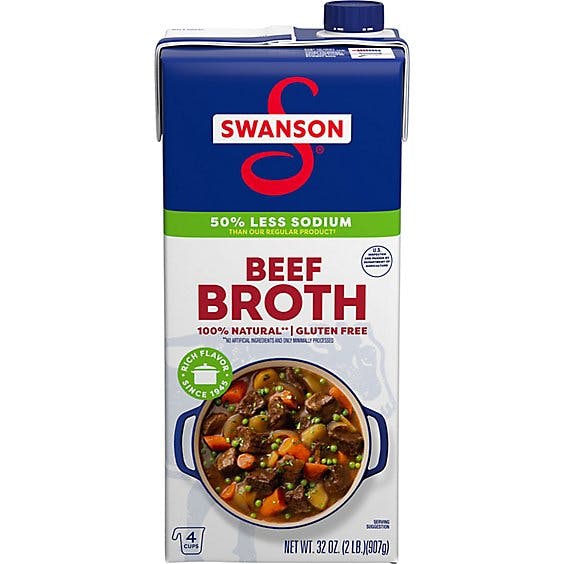 Is it Low FODMAP? Swanson Broth Beef 50% Less Sodium
