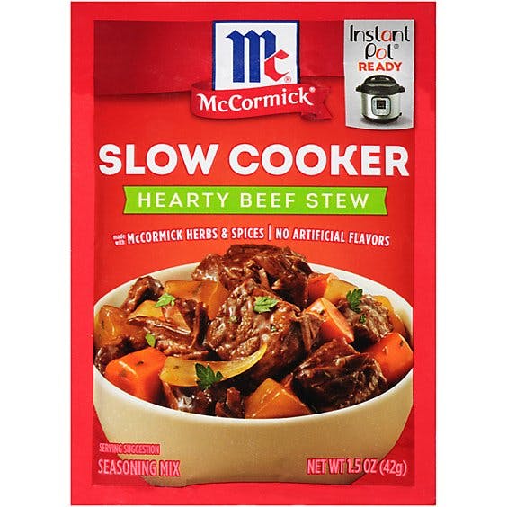 Is it Gluten Free? Mccormick Slow Cooker Hearty Beef Stew Seasoning Mix