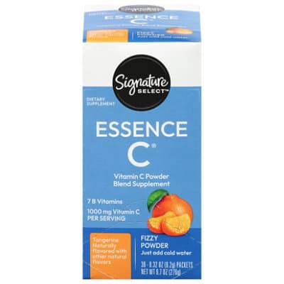 Signature Care Essence C 7 B Vitamins C Vitamin C Tangerine Fizzy Powder