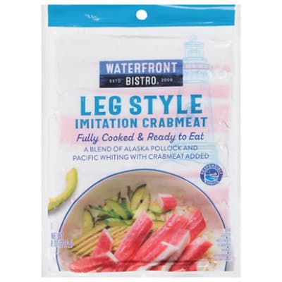 Waterfront Bistro Crabmeat Imitation Leg Style Fully Cooked