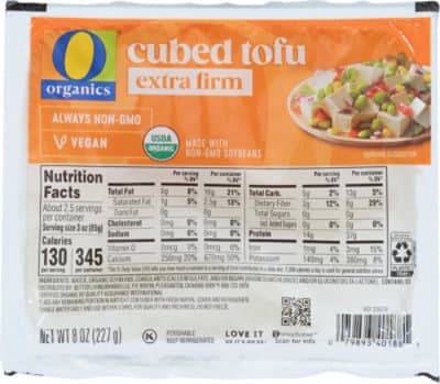O Organics Organic Tofu Extra Firm Cubed