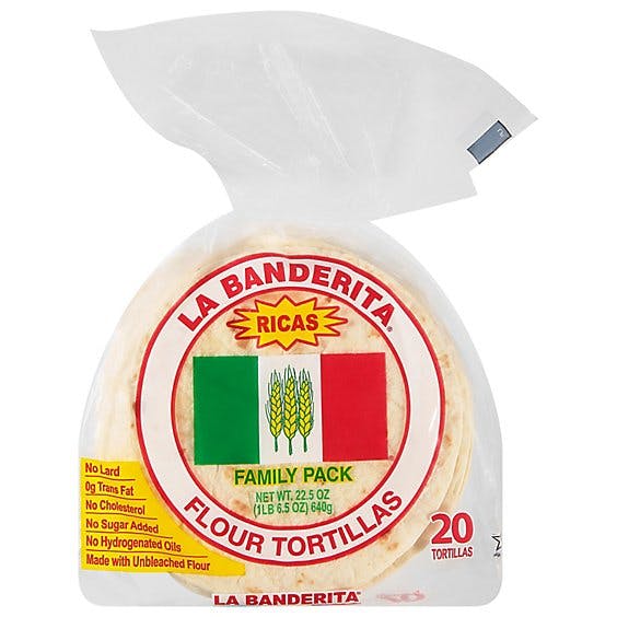 Is it Soy Free? La Banderita Tortillas Flour Bag