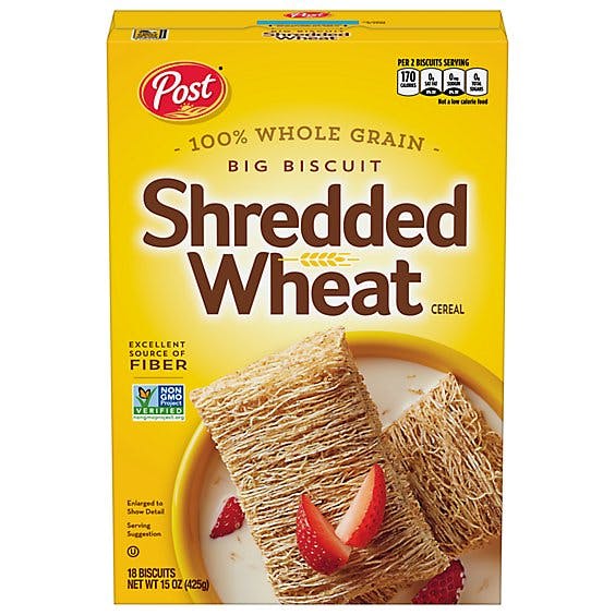 Is it Milk Free? Post Big Biscuit Shredded Wheat Whole Grain Breakfast Cereal