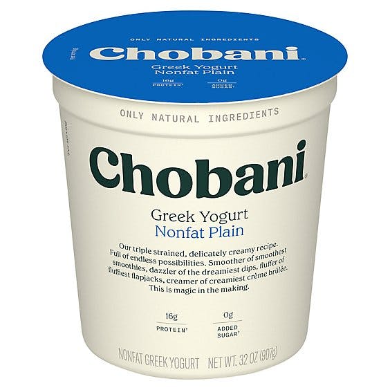 Chobani Plain Greek Yogurt