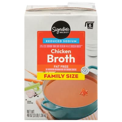 Signature Select Broth Chicken Reduced Sodium Value Size