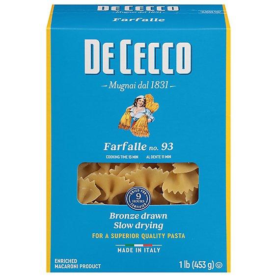 Is it Vegetarian? De Cecco Farfalle No