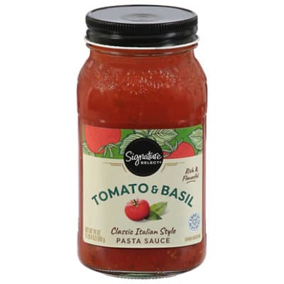 Signature Select Pasta Sauce Tomato Basil Jar