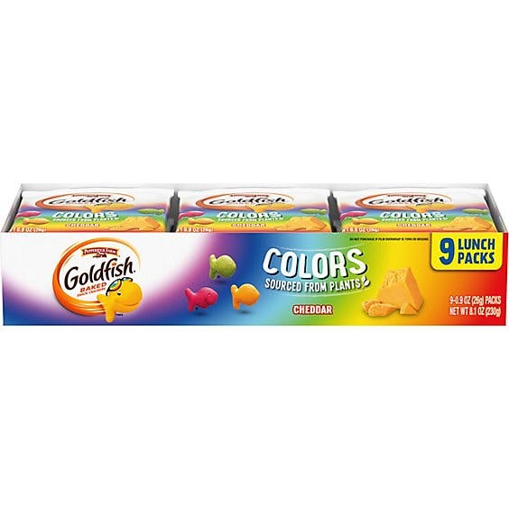 Is it Fish Free? Pepperidge Farm Goldfish Crackers Baked Snack Cheddar Variety Colors Tray Pack