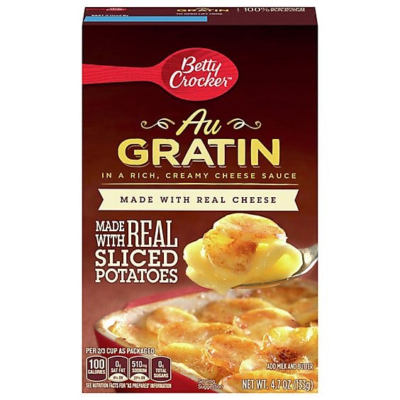 Is it Egg Free? Betty Crocker Potatoes Au Gratin Box