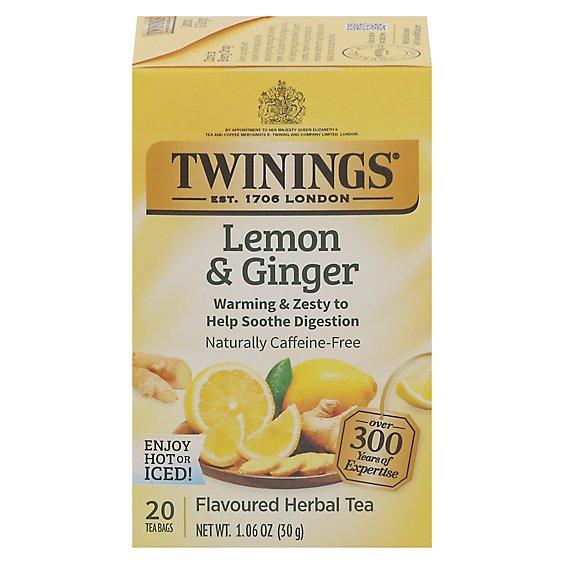 Is it Low Residue Friendly? Twinings Of London Herbal Tea Caffeine Free Lemon & Ginger