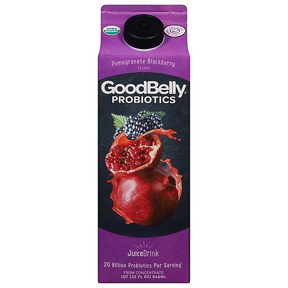 Is it Pescatarian? Goodbelly Probiotic Juice Pomegranate Blackberry