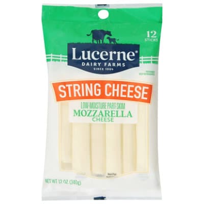 Lucerne Cheese String Cheese Mozzarella