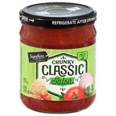 Signature Select Chunky Classic Mild Salsa Jar