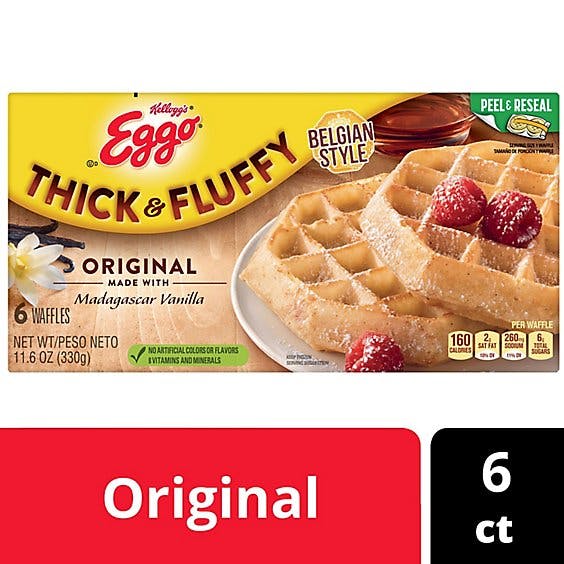 Is it Lactose Free? Eggo Thick & Fluffy Original Waffles