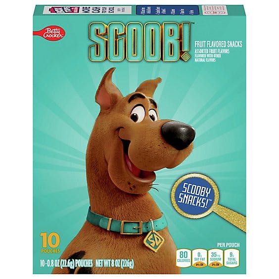 Is it Shellfish Free? Betty Crocker Fruit Flavored Snacks Assorted Fruit Flavors Scoobydoo!