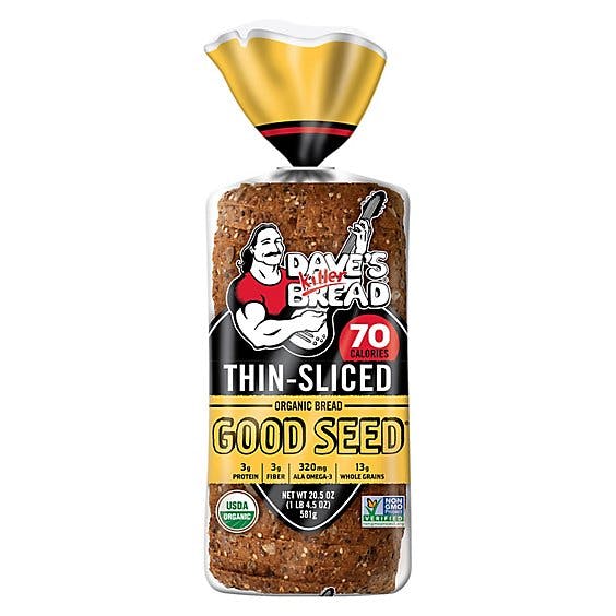 Is it Gluten Free? Dave's Killer Bread Organic Good Seed Thin-sliced Bread