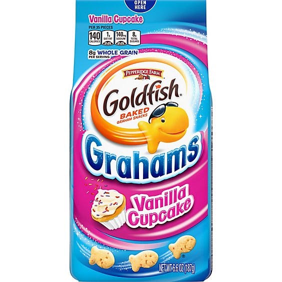 Is it Wheat Free? Pepperidge Farm Goldfish Grahams Baked Snack Vanilla Cupcake