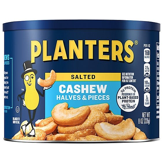 Planters Cashews Halves &