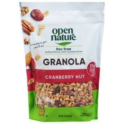 Open Nature Granola Cranberry Nut