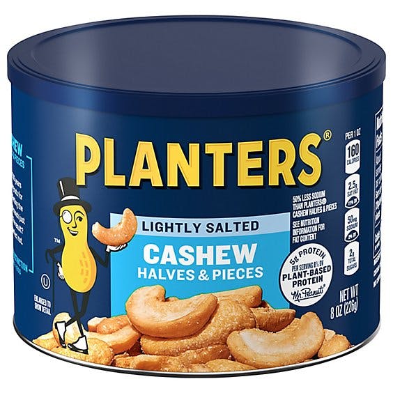 Is it Milk Free? Planters Cashews Halves & Pieces Lightly Salted