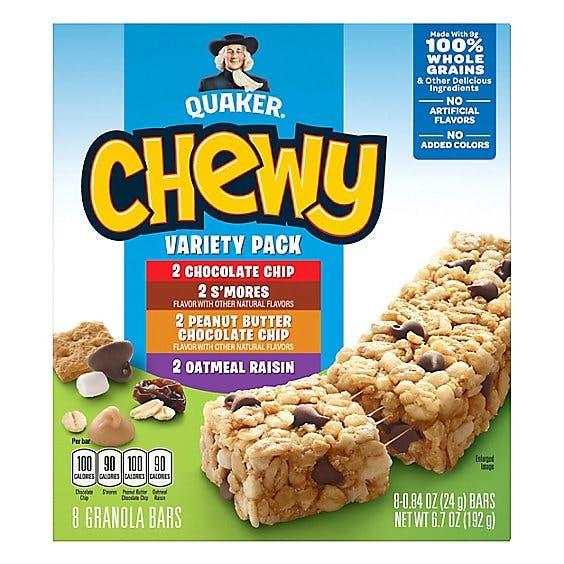 Is it Paleo? Quaker Chewy Granola Bars Variety Pack
