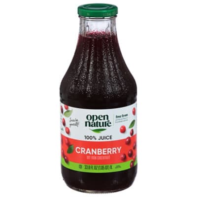Open Nature 100% Juice Cranberry