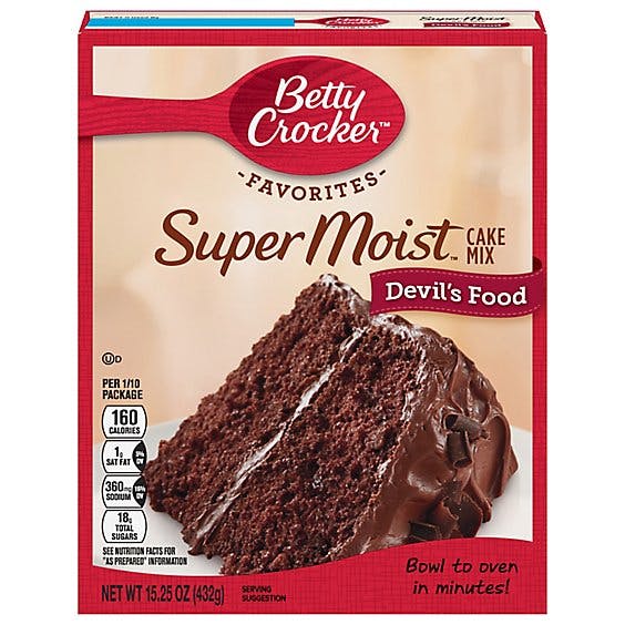 Is it Gelatin free? Betty Crocker Cake Mix Super Moist Favorites Devils Food