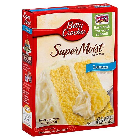 Is it Lactose Free? Betty Crocker Cake Mix Super Moist Lemon