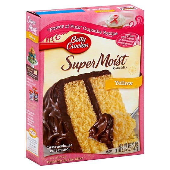 Is it Lactose Free? Betty Crocker Cake Mix Super Moist Favorites Yellow