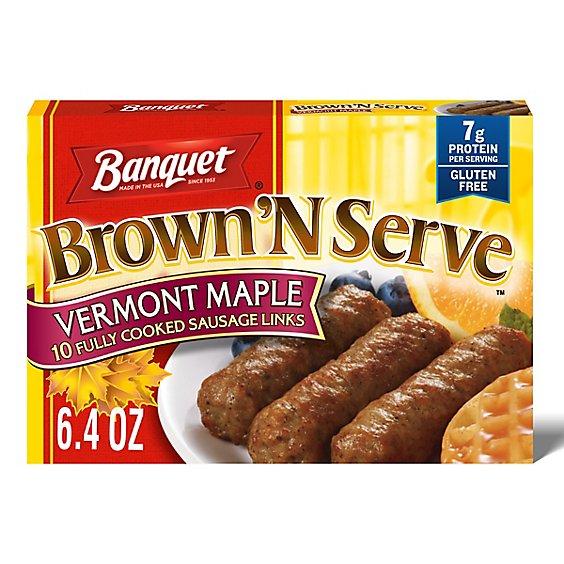 Is it Vegan? Banquet Brown N Serve Sausage Links Fully Cooked Maple