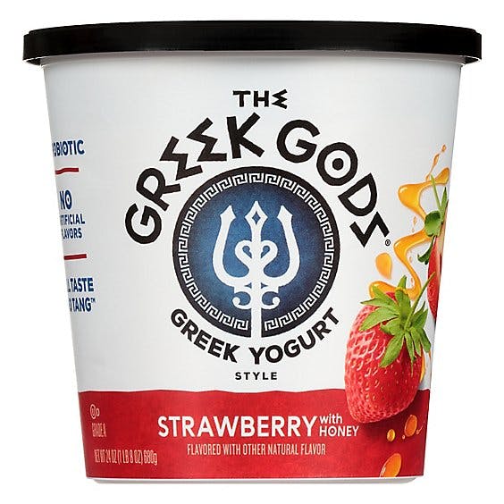 Is it Vegetarian? Greek Gods Yogurt Greek Style Honey Strawberry