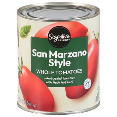 Signature Select Whole San Marzano Style Tomatoes