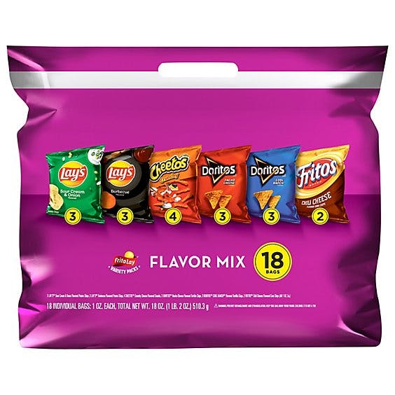 Is it Soy Free? Frito-lay Flavor Mix Snacks Variety Pack, (assortment May Vary