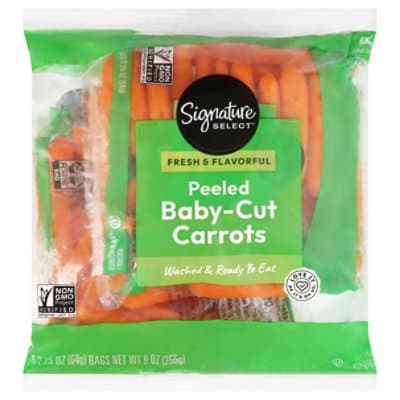 Signature Select/Farms Carrots Mini Peeled Snack Pack
