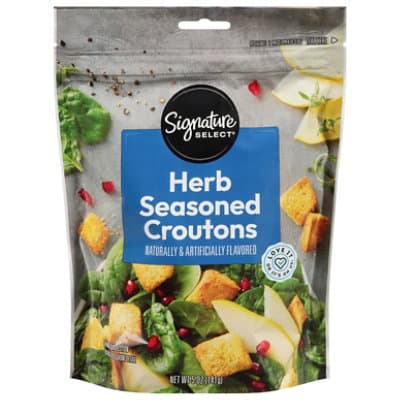 Signature Select Croutons Herb Seasoned