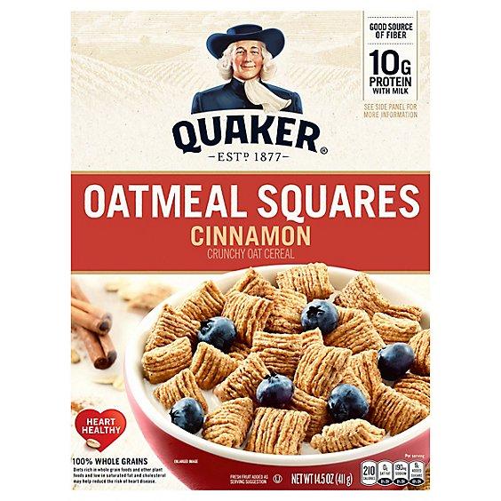 Is it Milk Free? Quaker Cereal Oatmeal Squares With A Hint Of Cinnamon