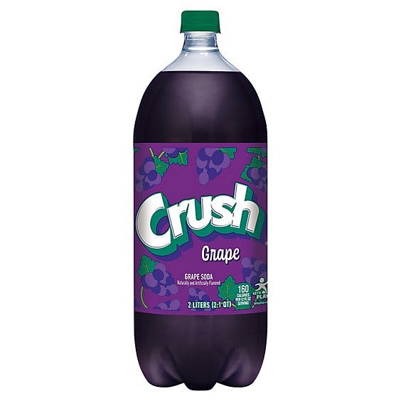 Crush Caffeine-free Grape Soda, 2 L
