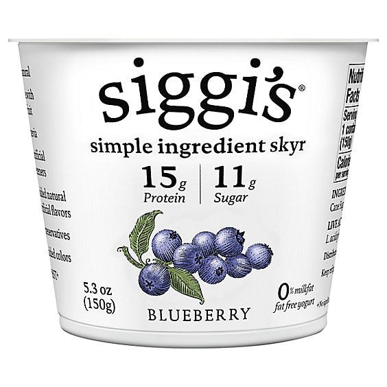 Is it Cashew Free? Siggi's 0% Blueberry Skyr Yogurt