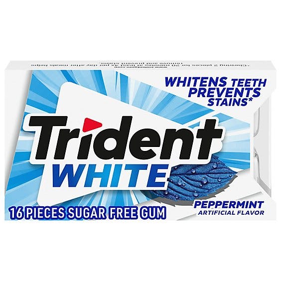 Is it Vegetarian? Trident Gum Sugar Free White Peppermint