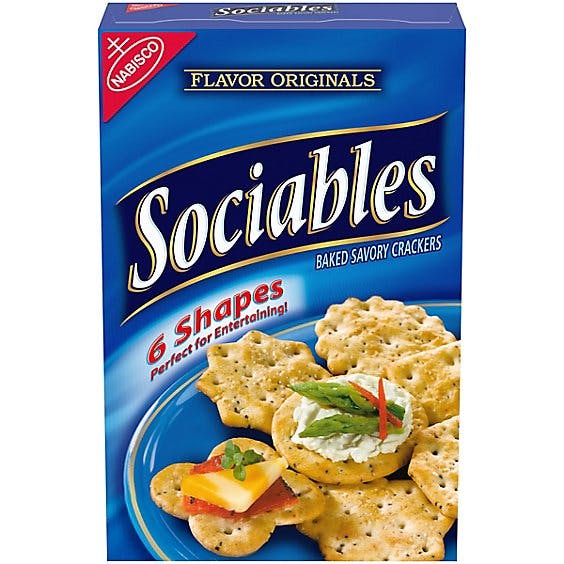 Is it Wheat Free? Sociables Crackers Baked Savory