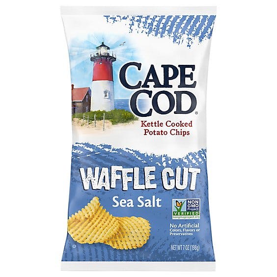Is it Milk Free? Cape Cod Potato Chips Kettle Cooked Waffle Cut Sea Salt