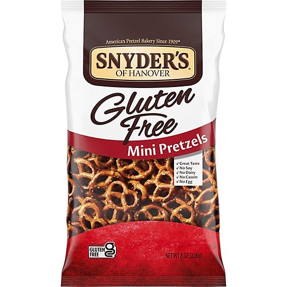 Is it Milk Free? Snyder's Of Hanover Gluten Free Mini Pretzels