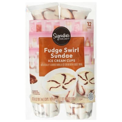 Signature Select Ice Cream Cups Chocolaty Sundae